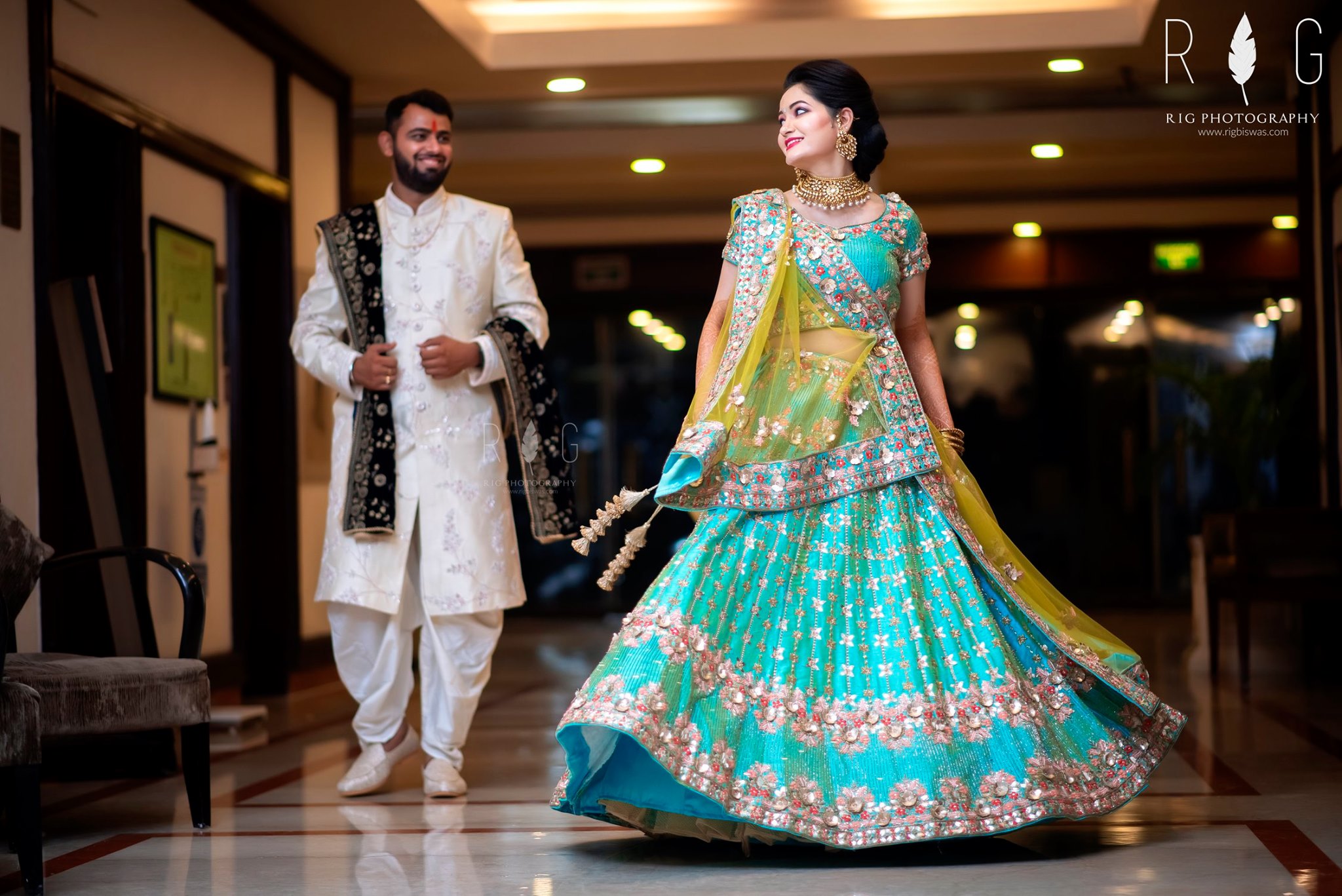 Sherwani hot sale couple dress